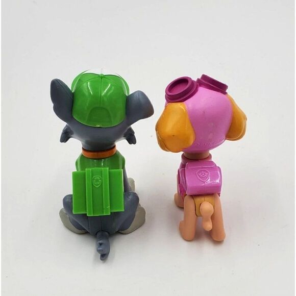 Spin Master Paw Patrol Figure Lot Of 4 Chase Rubble Rocky Skye - Picture 6 of 9